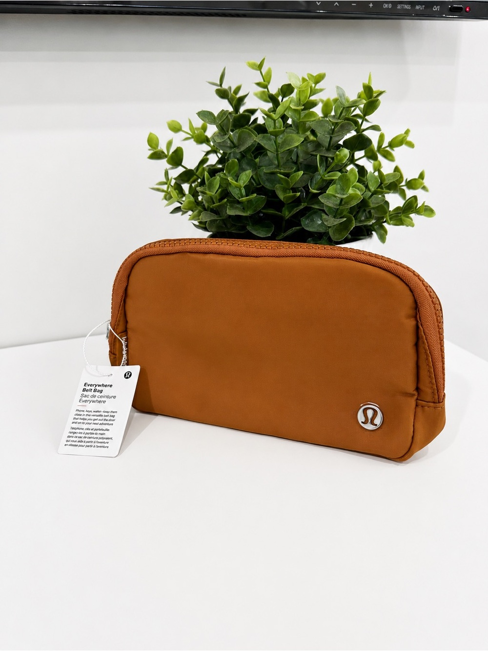 lululemon athletica Everywhere Belt Bag in a Caramel Color
